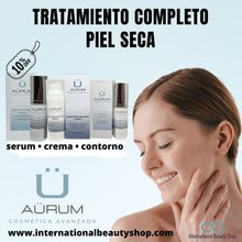 Cargar imagen en el visor de la galería, cosmetica avanzada Aürum. tratamientos faciales. rejuvenecimiento. Piel seca, piel madura, piel mixta, piel normal, piel grasa, piel acneica. cosmeticos. cuidado de la piel. acné. serum, crema, contorno de ojos. cuidado de la piel. piel sensible.