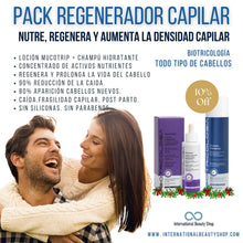 Cargar imagen en el visor de la galería, Tratamiento anticaída Mucotrip Loción + Champú Hidratante todo tipo de pelo. Biotricología.