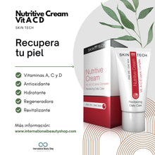 Cargar imagen en el visor de la galería, Nutritive Cream Vit A-C-E Lipoic Complex. Skin Tech