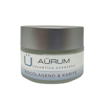 Cargar imagen en el visor de la galería, Crema hidratante con colágeno y karité. piel seca, hidratación, tratamiento facial, aúrum, biocolágeno, colágeno.