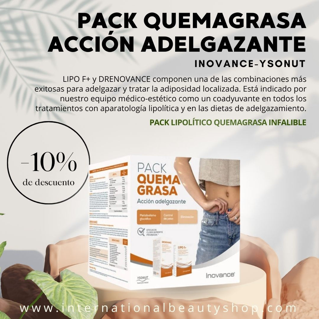 Pack Quemagrasa Lipo F+ y Drenovance. INOVANCE