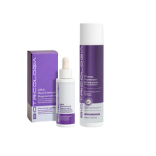 Cargar imagen en el visor de la galería, Tratamiento capilar para hombre anticaída Loción GR 8 + Champú Regenerador Cabello Graso. Biotricología.