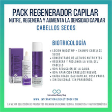 Cargar imagen en el visor de la galería, Tratamiento anticaída Mucotrip Loción + Champú Cabello Seco. Biotricología.