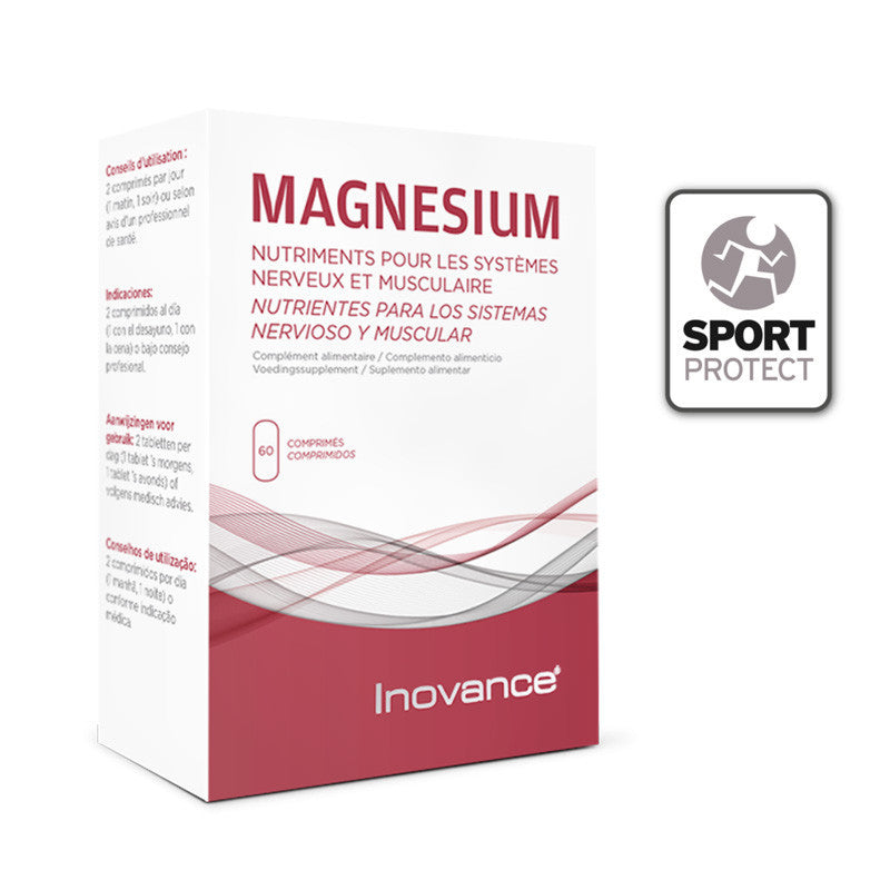 Magnesium para combatir el agotamiento y el estrés. Suplemento. Inovance