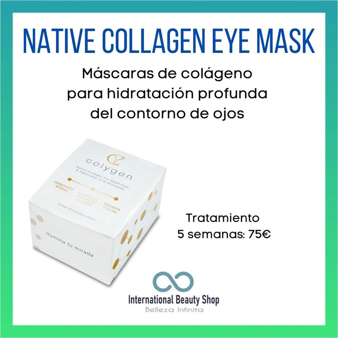 Máscaras de colágeno y ácido hialurónico para revitalizar tu mirada