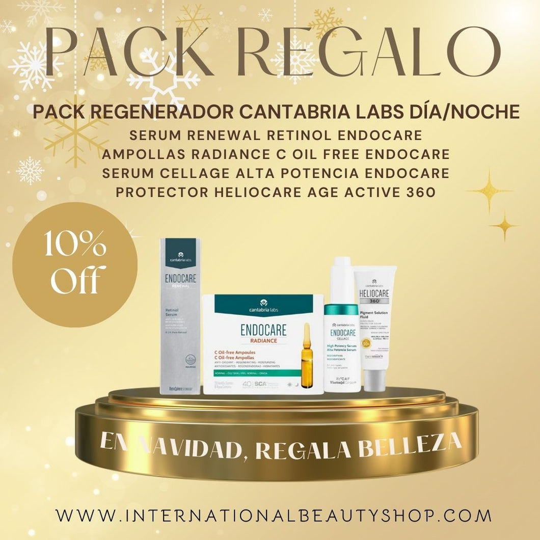 Pack Regalo Antiarrugas Premium día y noche. Cantabria Labs
