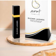 Cargar imagen en el visor de la galería, nost costmetics, serum de pestañas, fortalecimiento de pestañas, pestañas más fuertes, pestañas más largas, lifting de pestañas, gleam lashes
