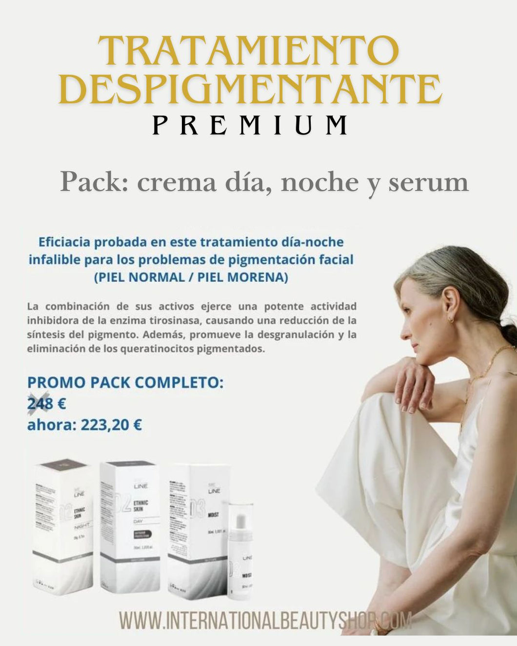 Serum Día + Serum Noche + Serum Reparador Moist. MeLine (Caucasian/Ethnic)