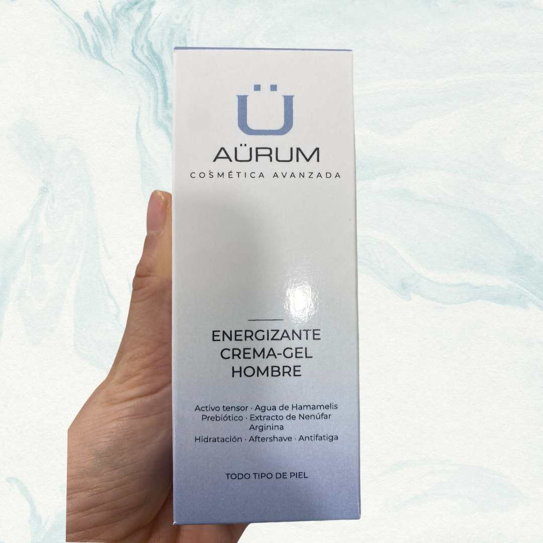 Gel crema hombre energizante. Aürum