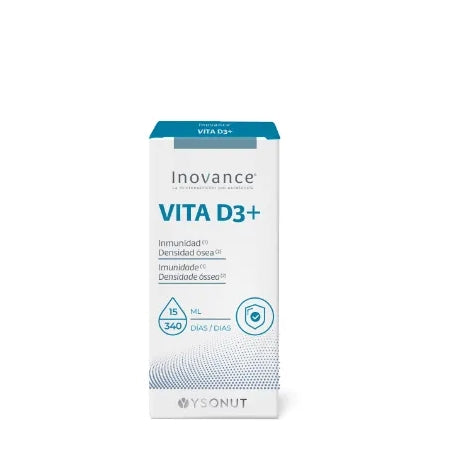 Vita D3. Inmunidad, densidad ósea. Suplemento. Inovance.