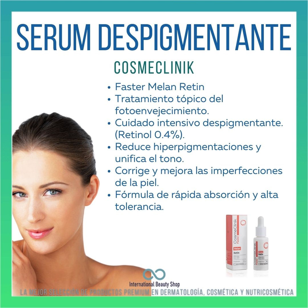 Faster Melan Retin. Serum antiedad. Cosmeclinik