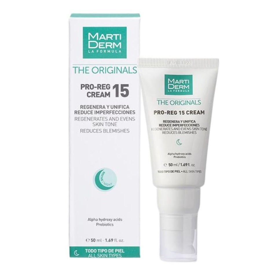 Crema regeneradora de noche Pro-Reg 15 Cream. The Originals. Martiderm.