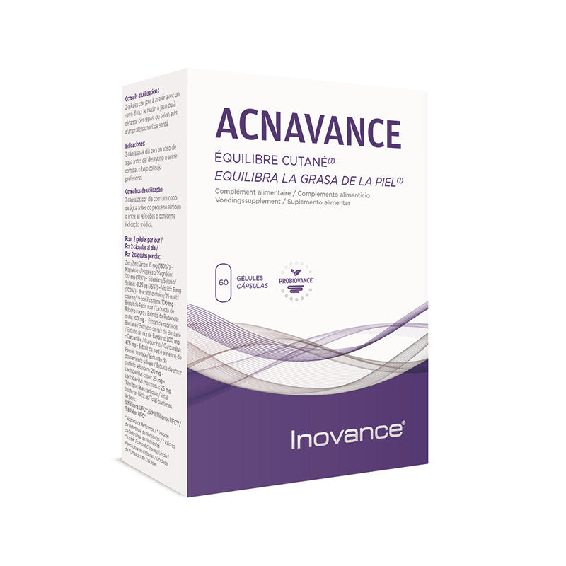 Acnavance Tratamiento Anti-acné. Suplemento. Inovance.