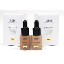 Cargar imagen en el visor de la galería, Maquillaje Fluido Skin Drops Sand y Bronce. Isdin Isdinceutics
